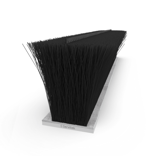 Coupe-froid balai PolarTek Extrudé 1 rlx L:1150' Quiet FS noir .420" .270" balais Gris (bte-2rlx)
