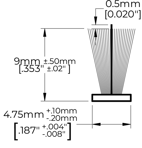 Coupe-froid balai PolarTek base-t tissée 1 rlx L:2000' Quiet FS .350" .187" blanc (bte-2rlx)