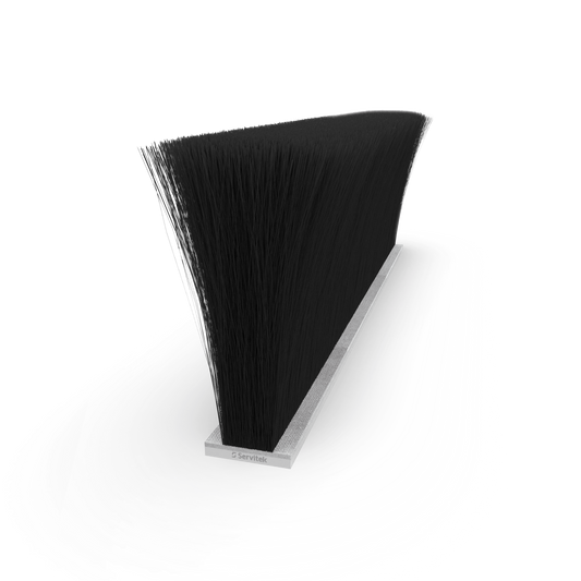 Coupe-froid balai PolarTek base-t tissée 1 rlx L:1500' PB .625" .187" noir (bte-2rlx)