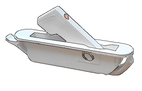 WOCD pour guillotine certifié AAMA F-2090 blanc (bte-200pcs)
