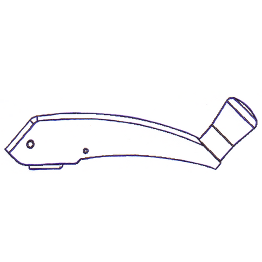 Folding handle white (box-200pcs)