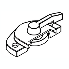 Verrou rond série 05AG barrure volet (bte-200pcs)