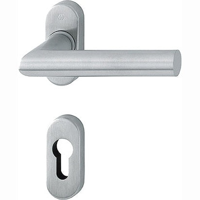 Amsterdam Stainless S. Handle, Spindle 7x160mm, Sleeve of 8m, Double action spring