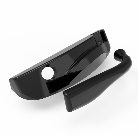 Kit couvercle/poignée pour opérateur ACME decore RH double/LH simple noir (bte-10pcs)