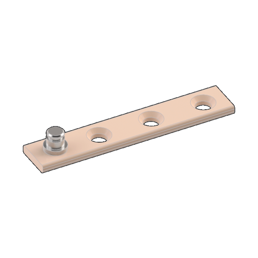 Équerre de coin plat ambidextre, peinturé (bte-500pcs)