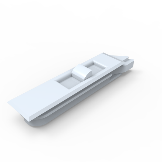 Verrou carré, L:0.373" (bte-1000pcs)