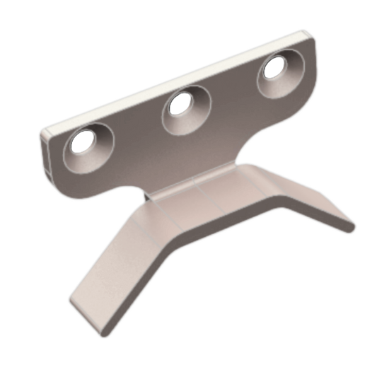 Gâche pour barre multipoints ACME gris (bte-500pcs)