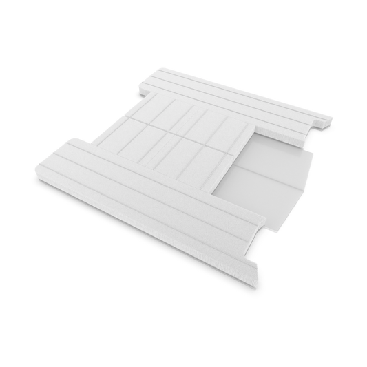 Platine d'étanchéité ProTek adhésive hybride QFS 3 LH/RH L:50.8mm .150" 106.7mm blanc (bte-500pcs)