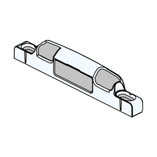 Gâche de face pour barrure de volet "Flip-Lock" (bte-200pcs)