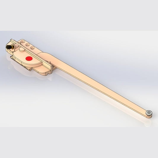 Evolu straight arm operator 13.5" RH, nylon roller, coated (box-20pcs)