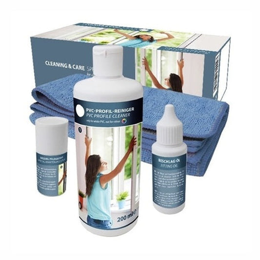 Special window cleaning and maintenance kit PVC white (set)