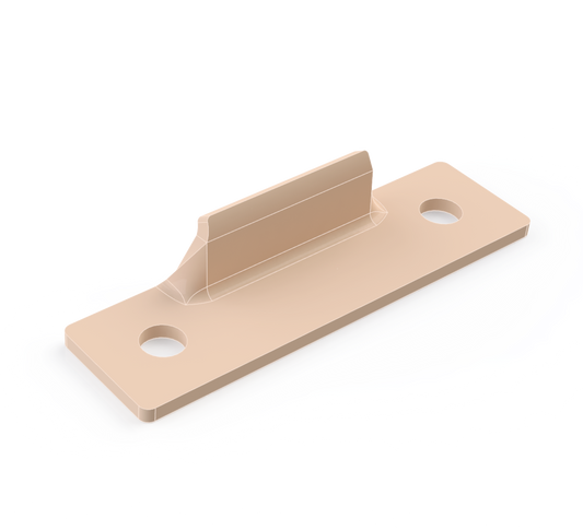 Fiche intermédiaire (snubber) ajustable pour cadre inox (bte-500pcs)