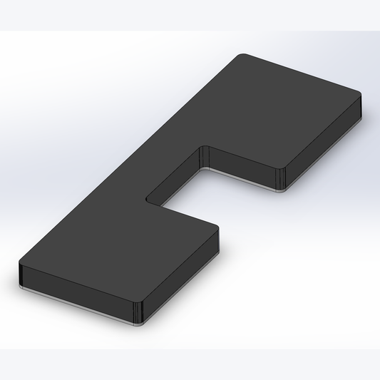 Dust-plug ProTek adhesive back custom NF L:31.8mm .250" 95mm black (box-1000pcs)