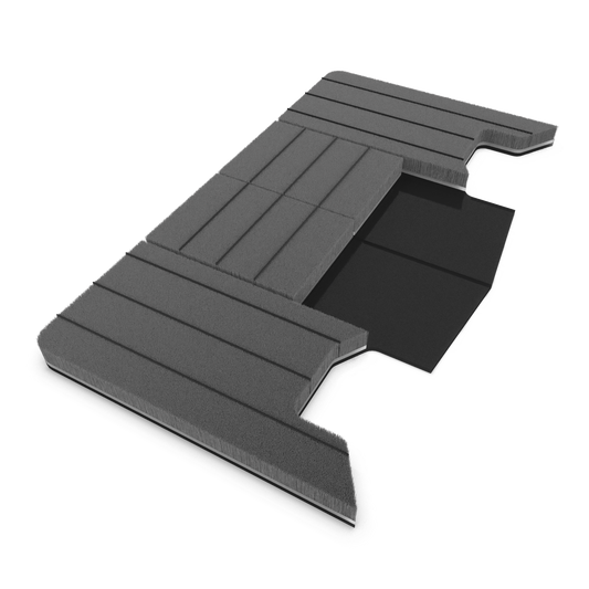 Platine d'étanchéité ProTek adhésive hybride QFS 3 LH/RH L:48mm .200" 54mm gris (bte-1000pcs)