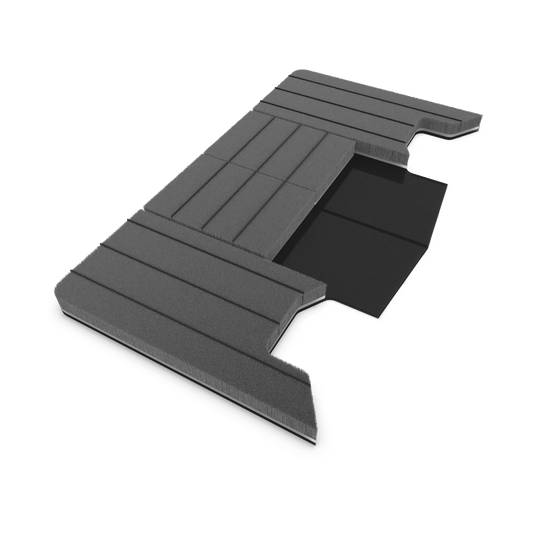 Platine d'étanchéité ProTek adhésive hybride QFS 3 LH/RH L:48mm .200" 54mm gris (bte-1000pcs)