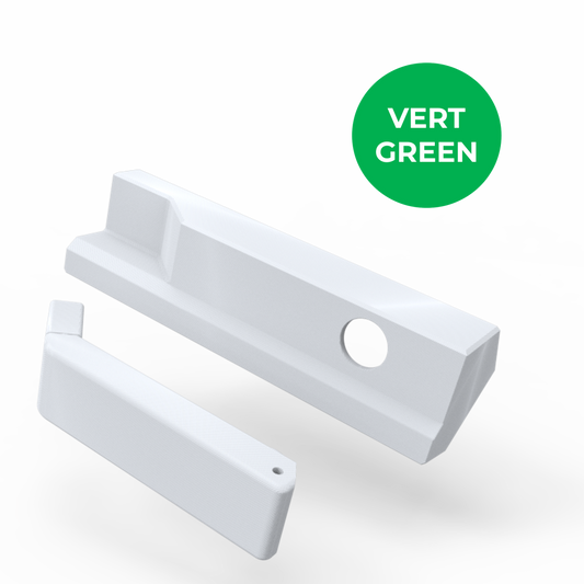 Gen2 Evolu cover with Handle Green dot,White #9374 (Box-10pcs)
