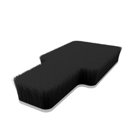 Platine d'étanchéité ProTek adhésive sur-mesure NF L:19mm .250" 40mm noir (bte-1000pcs)