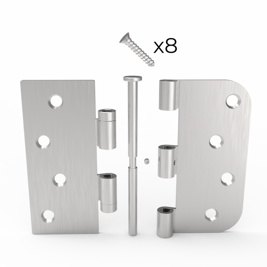 Penture 4"X4" ep 5/8R vis inclus, à billes