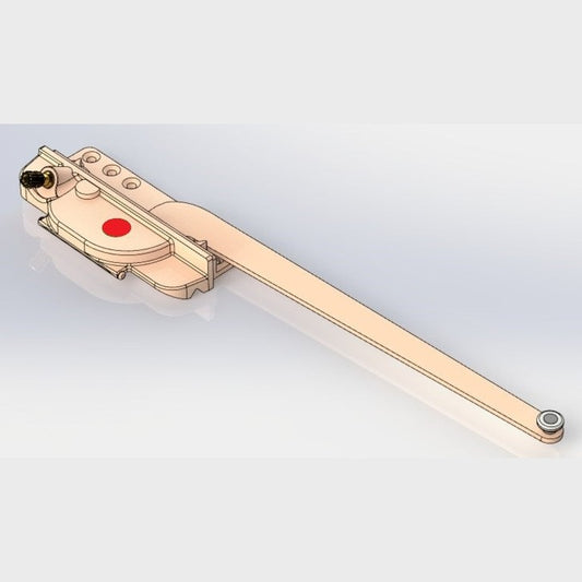 Evolu straight arm operator 9.5" RH, nylon roller, coated (box-20pcs)