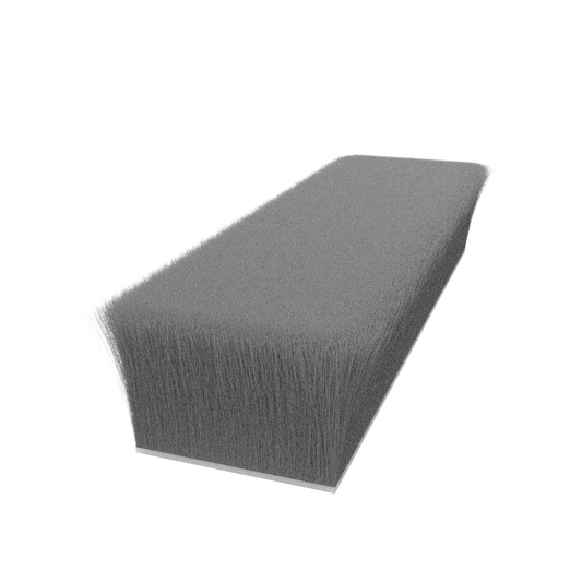 Platine d'étanchéité ProTek adhésive sur-mesure L:95mm .750" 25mm gris (bte-500 pcs)