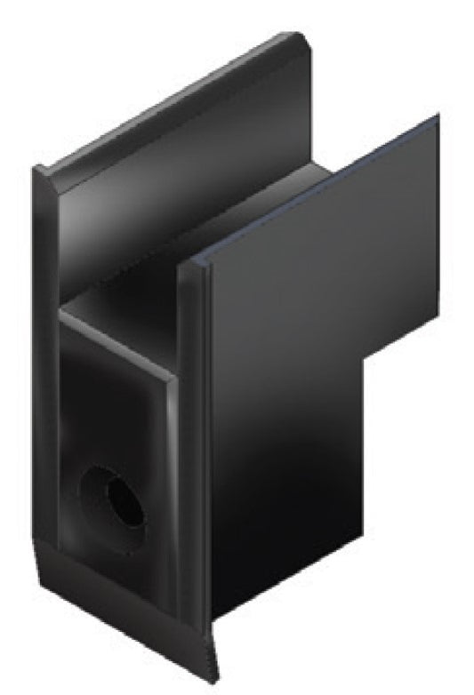 LS Front Top Guide Universal Track black (PC)