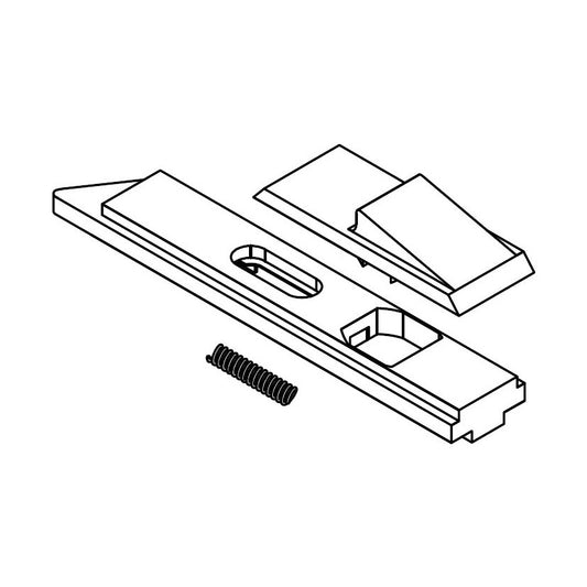Tilt-Latch, interior set, blue-white (box-1000pcs)