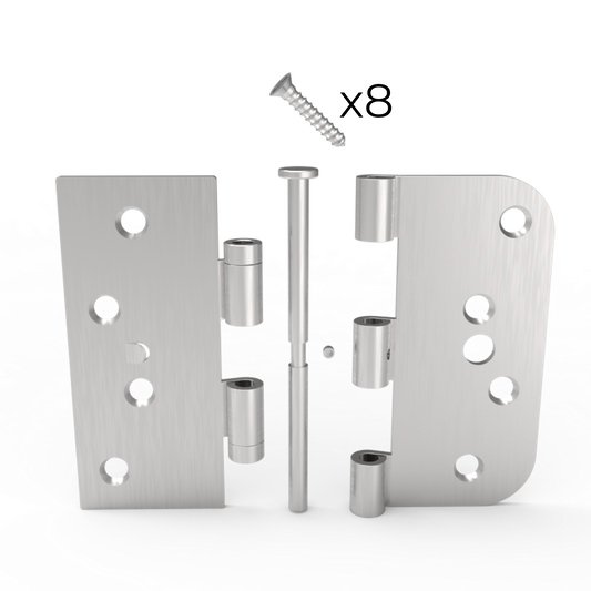 STOCK LIMITÉ Penture 4"X4" ep 5/8R Non Assemblée vis inclus, à billes, 1/16"