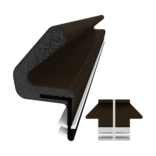Kerf base compression foam weather seal 650 straight-cut