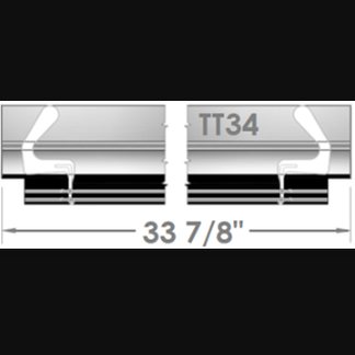 Compression Tek-Lon 740 base-K573 Evo notché ard tt34 L:33 7/8" blanc (Pcs)