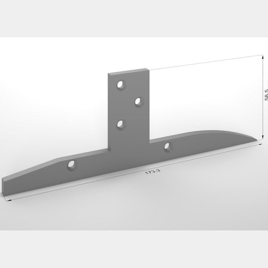 Plaque de fixation pour MHT/1+2 joint pré-percé 80 vis de fixation, 4,1×55 mm (paire)