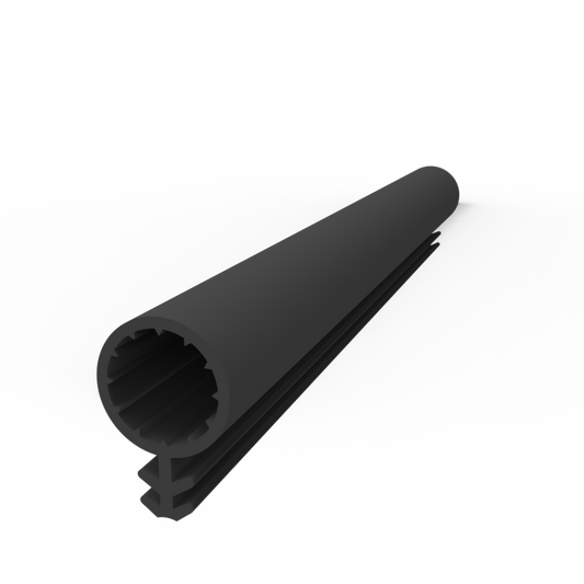 Silicone weatherstrip bulb