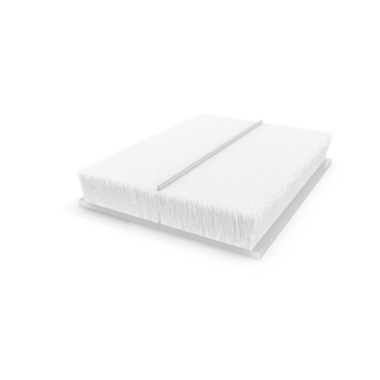 Dust-plug ProTek adhesive back  QFS 1 L:25mm .200" 32mm white (box-2500pcs)