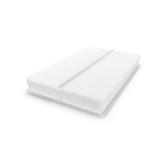 Dust-plug ProTek adhesive back  QFS 1 L:24mm .200" 40mm white (box-1000pcs)