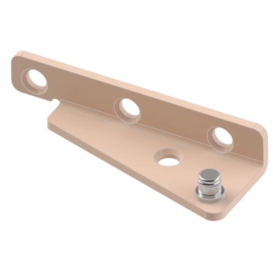 Stud bracket LH snap-on coated (box-500pcs)
