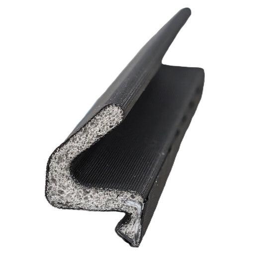 Compression Tek-Lon 640 base K135 enveloppé Evo coupe carré L:97" (2108mm) noir (bte-150pcs)