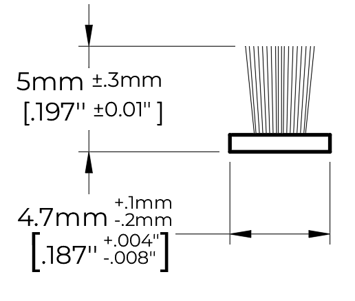 Coupe-froid balai PolarTek base-t tissée 1 rlx L:3500' PB .200" .187" blanc (bte-2rlx)