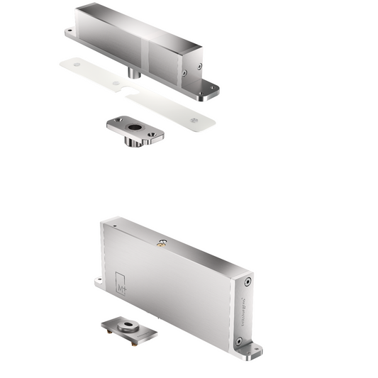 FritsJurgens Kit - System M+ TP-R Classe B - Flush rect. - plaque de sol/plafond en inox/blanche