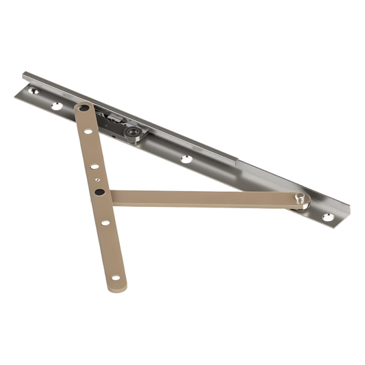 Adjustable Hinge and Track 10" LH SnapOn coated(box-100pcs)