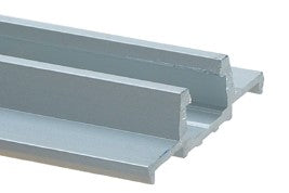 Rail inférieur de style C en aluminium de 6m