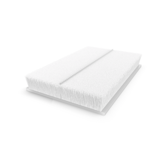 Dust-plug ProTek adhesive back  FS 1 L:25mm .150" 38mm white (box-2000pcs)