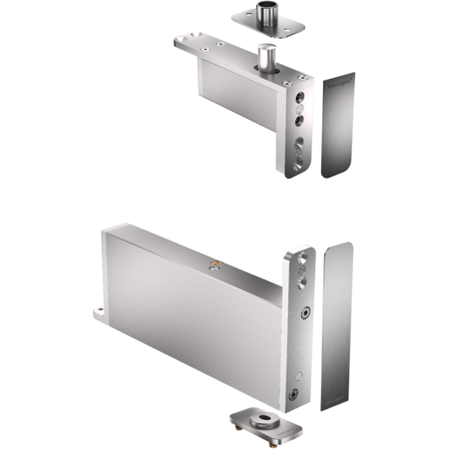 FritsJurgens Kit - System M+ 40 mm Classe C - Flush arrondie - inox