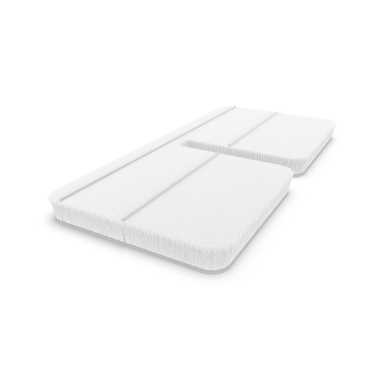 Dust-plug ProTek adhesive back custom QFS 2 L:38mm .200" 82.5mm white (box-1000pcs)