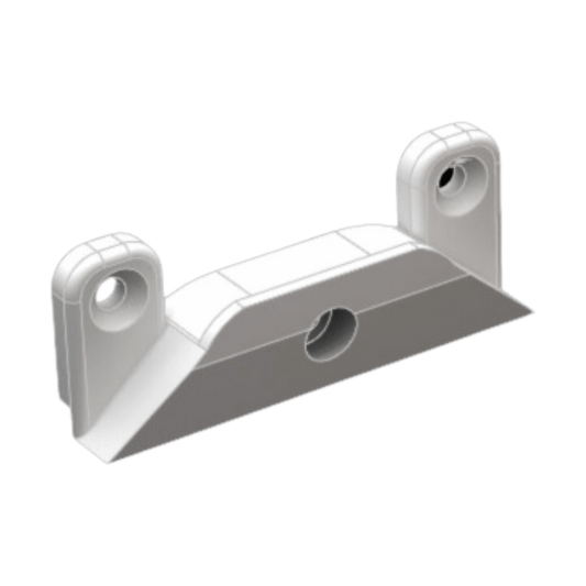 Gâche pour barre multipoints ROTO g5 en nylon 'r2' blanc (bte-500pcs)