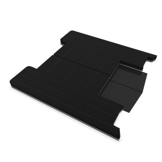 Hybride dust-plug ProTek adhesive back custom QFS 3 LH/RH L:50.8mm .200" 106.7mm black (box-500pcs)