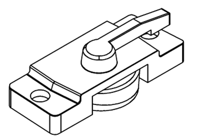 Verrou série 000A barrure volet (bte-200pcs)