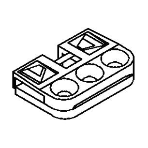Guide multipoints housing ROTO