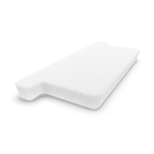 Dust-plug ProTek adhesive back custom NF L:26.9mm .200" 55.6mm white (box-1000pcs)