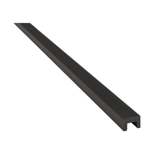 Aimant inférieur brun 9 x 15 mm, double pied, L:4500 mm (PC)
