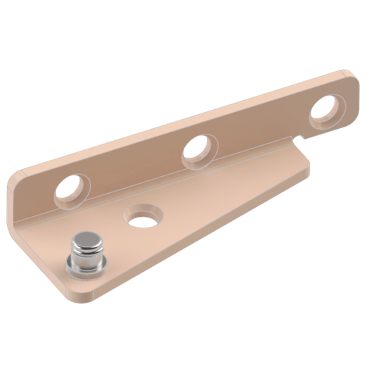 Stud bracket RH snap-on coated (box-500pcs)