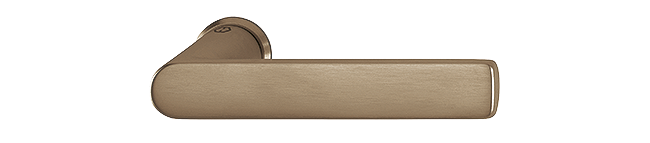 Satin bronze finish